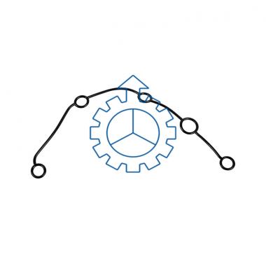 VOLVO Уплотнительная лента, картер ГРМ
