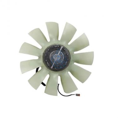 Fan with clutch