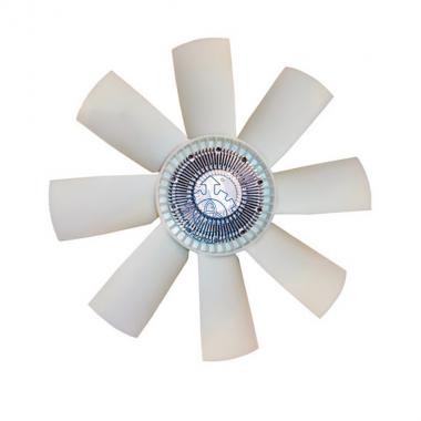 Fan with clutch