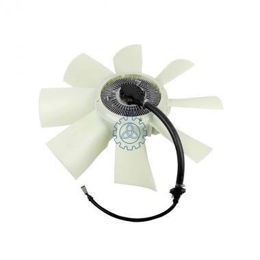 Electrical fan with clutch