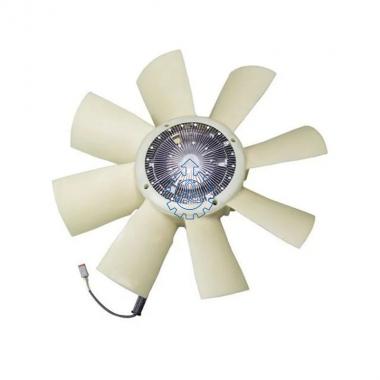 Fan with clutch
